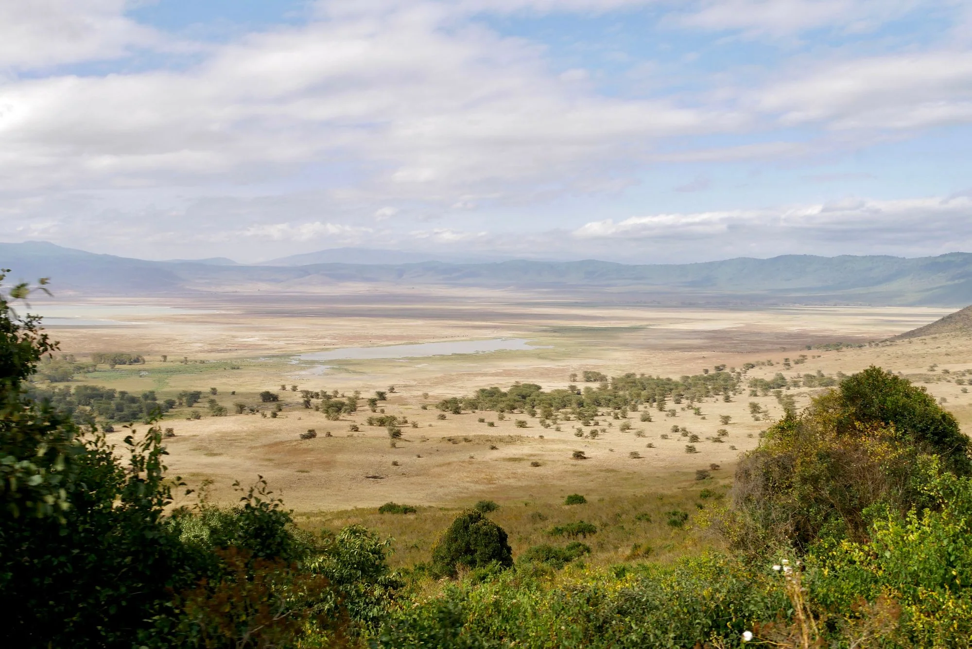Panorama across Ngorongoro Crater, Tanzania